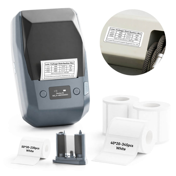 NIIMBOT M2 Thermal Transfer Label Maker, Industrial Nameplate Printer for Outdoor Use, Long-Lasting Durability for Electrical Cabinets & Machinery