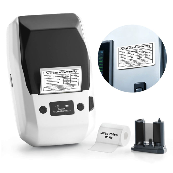 NIIMBOT M2 Thermal Transfer Label Maker, Industrial Nameplate Printer for Outdoor Use, Long-Lasting Durability for Electrical Cabinets & Machinery