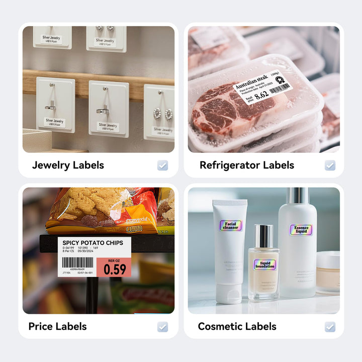 NIIMBOT White Thermal Transfer Labels for M2,M3