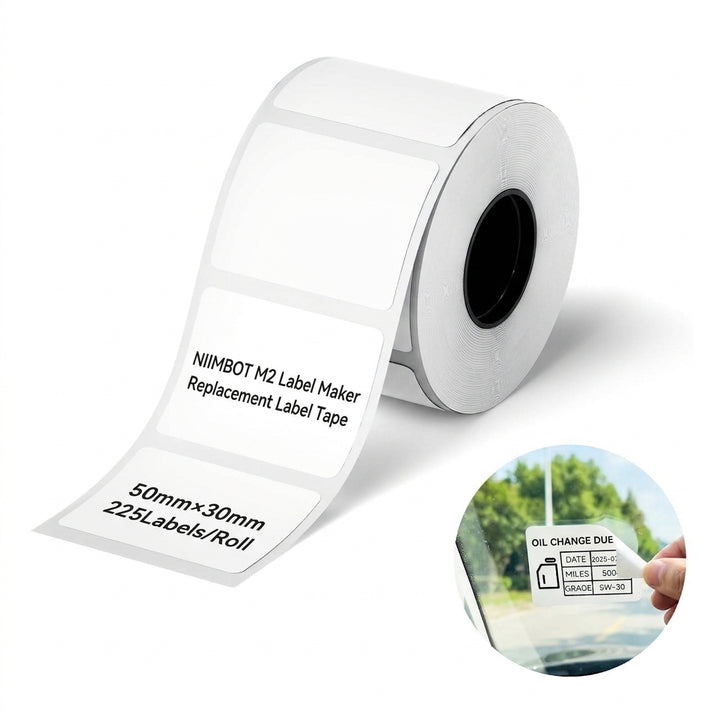 NIIMBOT White Thermal Transfer Labels for M2,M3