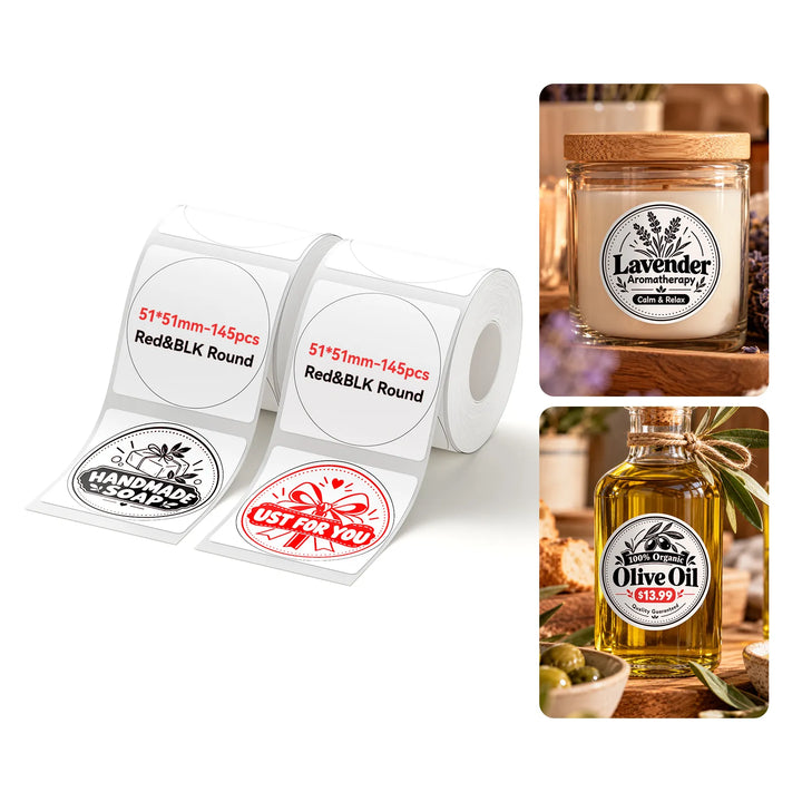 Red&Black Labels Only for B21 Pro, B1 Pro, B2 Pro