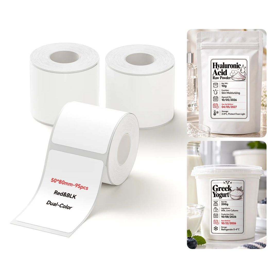 Red&Black Labels Only for B21 Pro, B1 Pro, B2 Pro