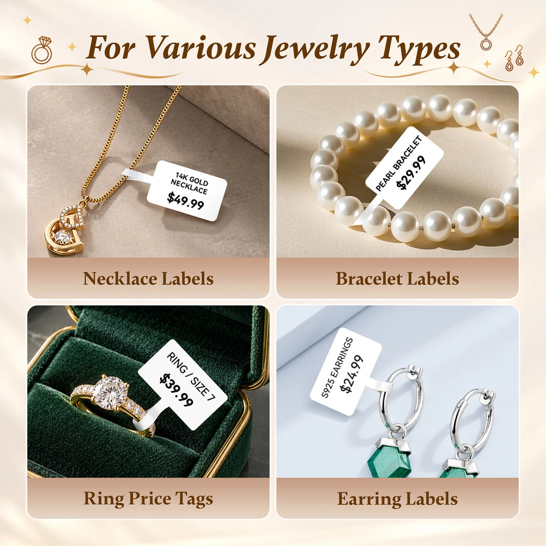 NIIMBOT B1 Jewelry Tag Printer for Small Business & Retail Stores