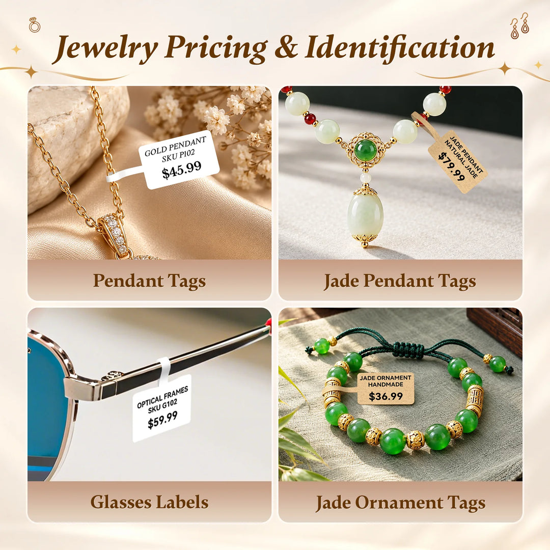 NIIMBOT B1 Jewelry Tag Printer for Small Business & Retail Stores
