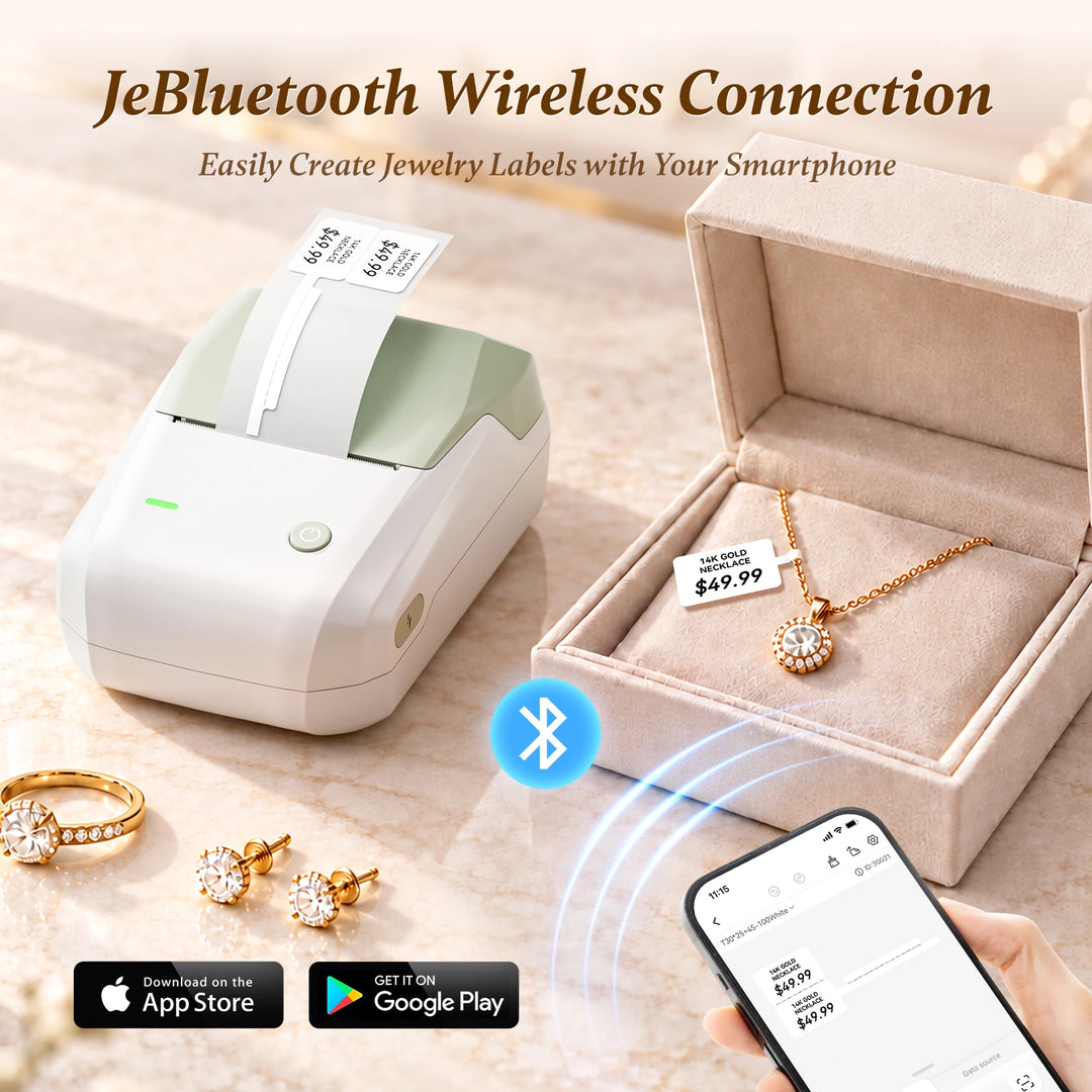 NIIMBOT B1 Jewelry Tag Printer for Small Business & Retail Stores