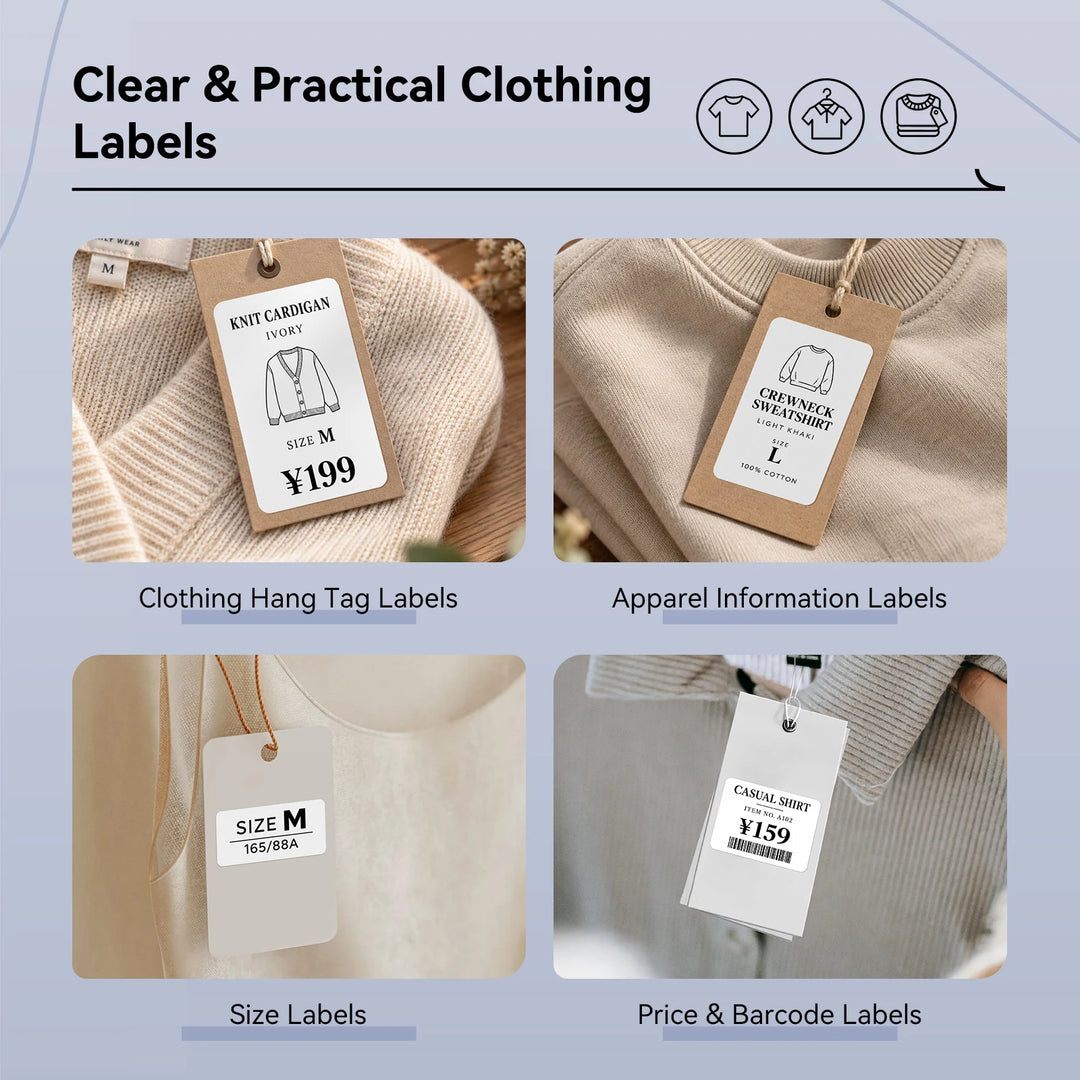 NIIMBOT B1 Thermal Label Maker | Small Business, Food, Office, Clothing & Transparent Labels