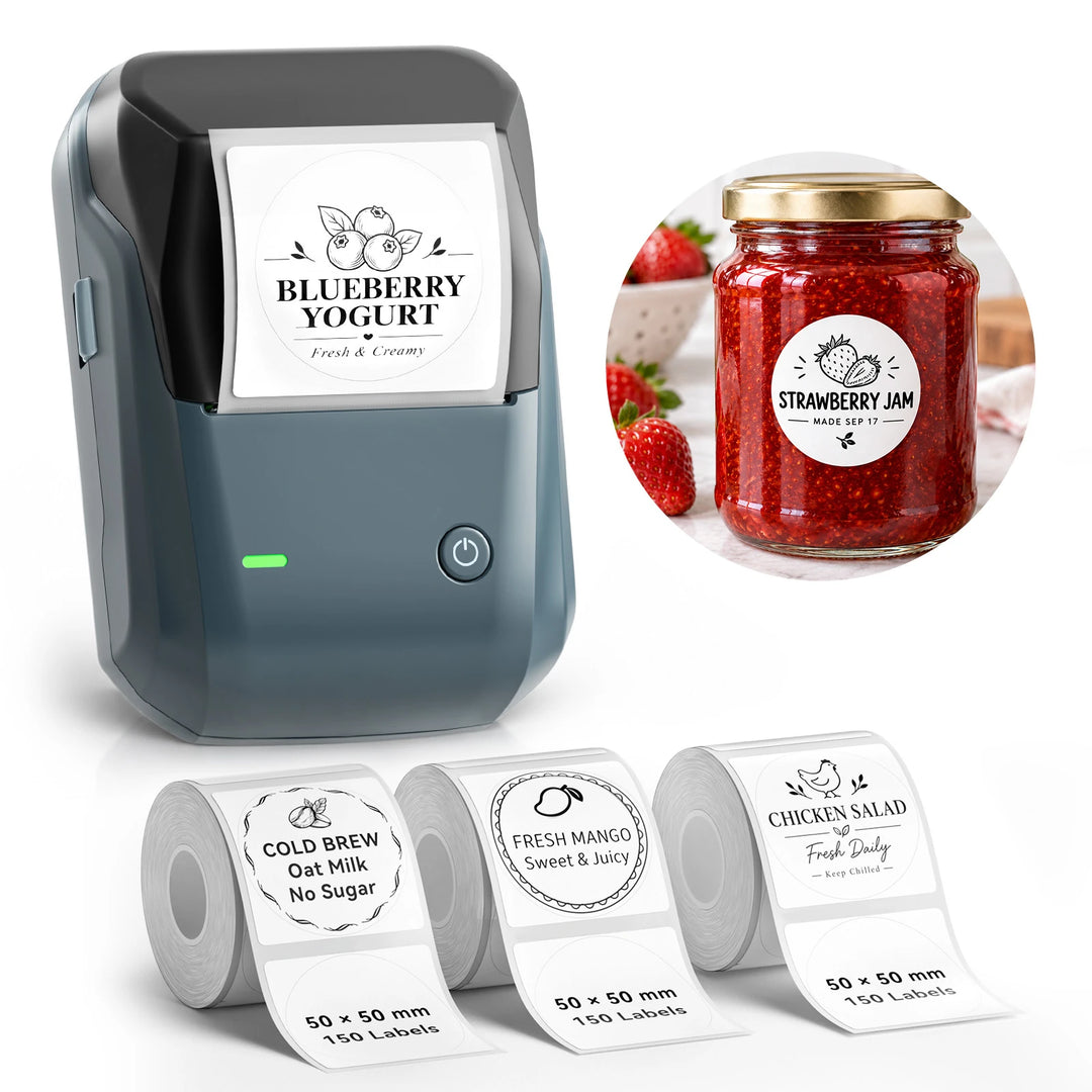 NIIMBOT B1 Thermal Label Maker | Small Business, Food, Office, Clothing & Transparent Labels