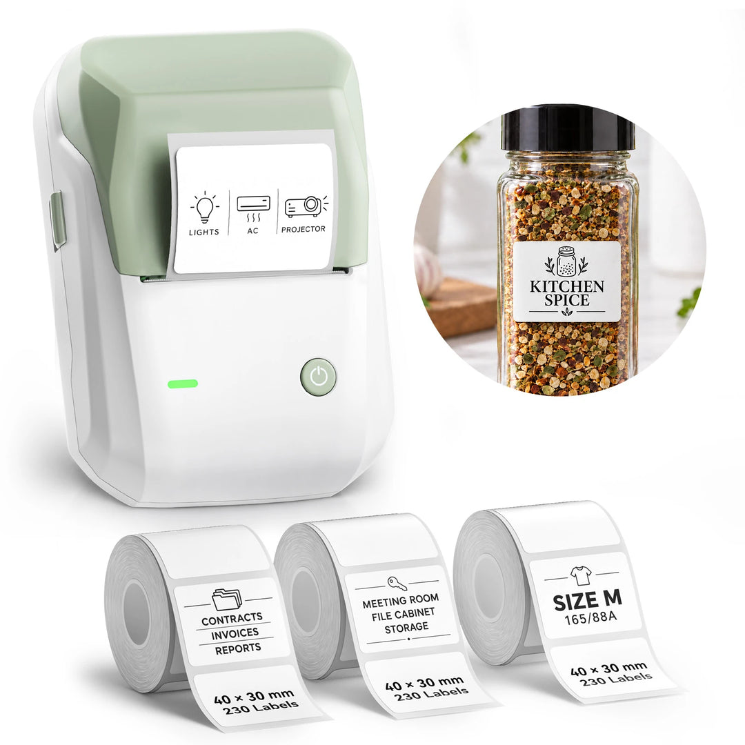 NIIMBOT B1 Thermal Label Maker | Small Business, Food, Office, Clothing & Transparent Labels