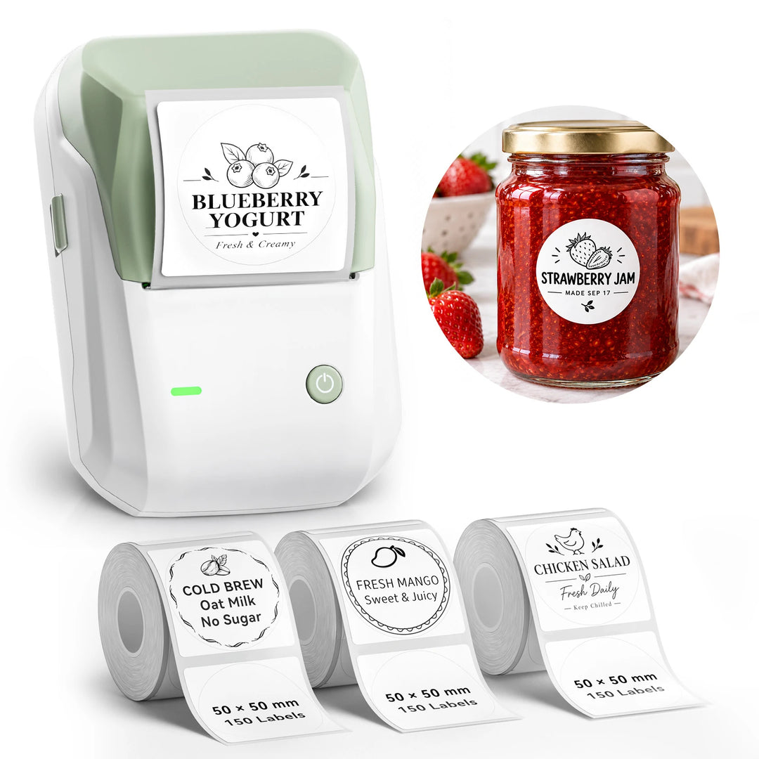 NIIMBOT B1 Thermal Label Maker | Small Business, Food, Office, Clothing & Transparent Labels