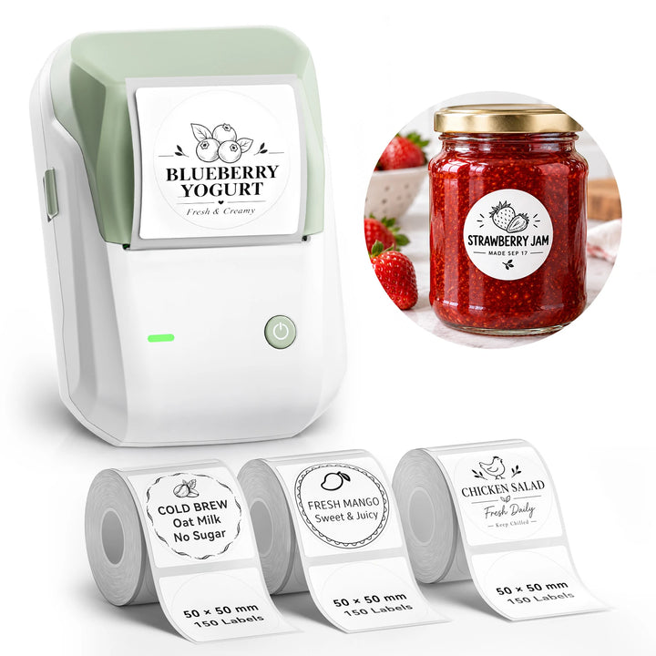 NIIMBOT B1 Thermal Label Maker | Small Business, Food, Office, Clothing & Transparent Labels