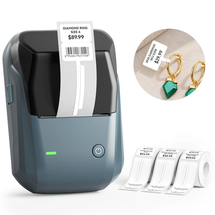 NIIMBOT B1 Jewelry Tag Printer for Small Business & Retail Stores