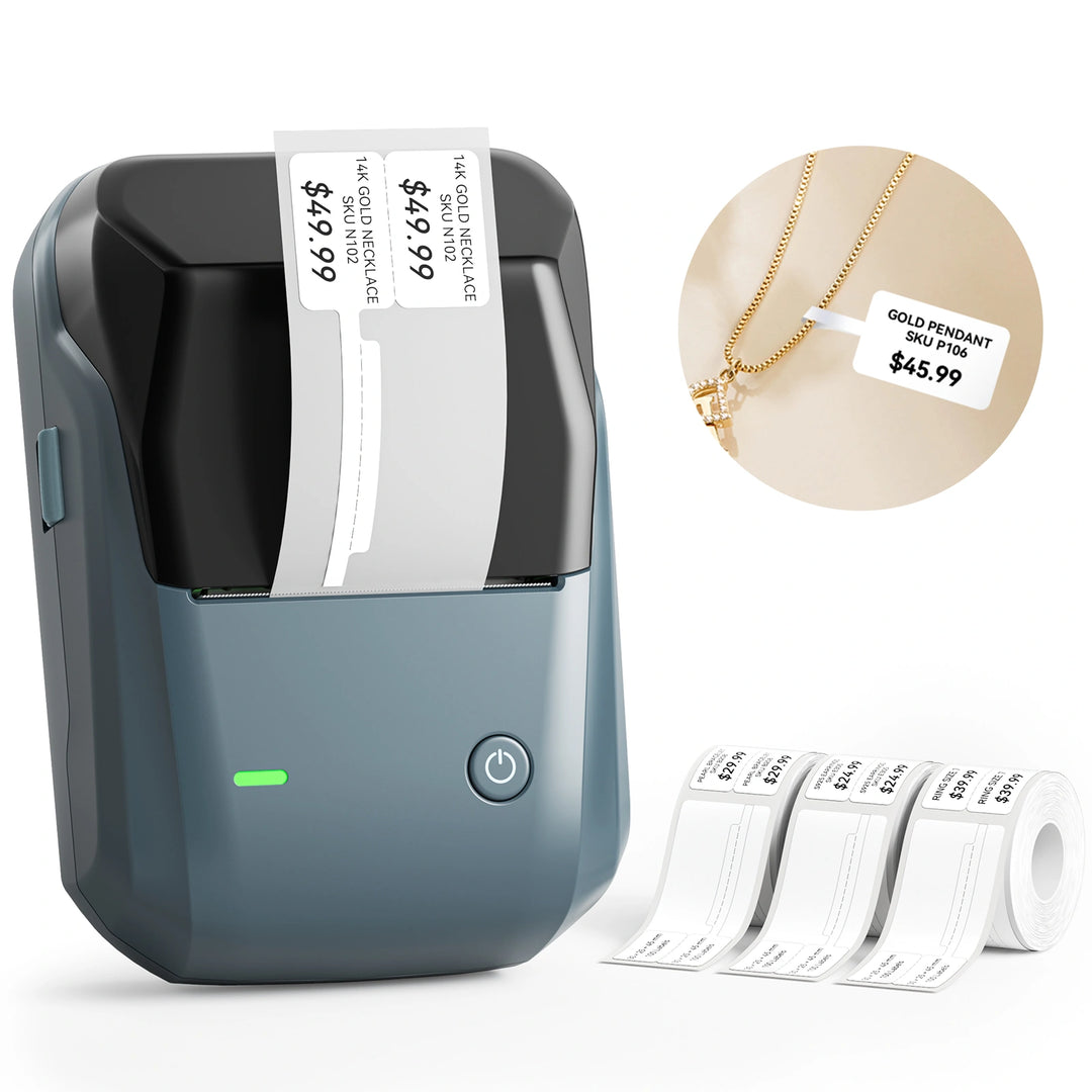 NIIMBOT B1 Jewelry Tag Printer for Small Business & Retail Stores