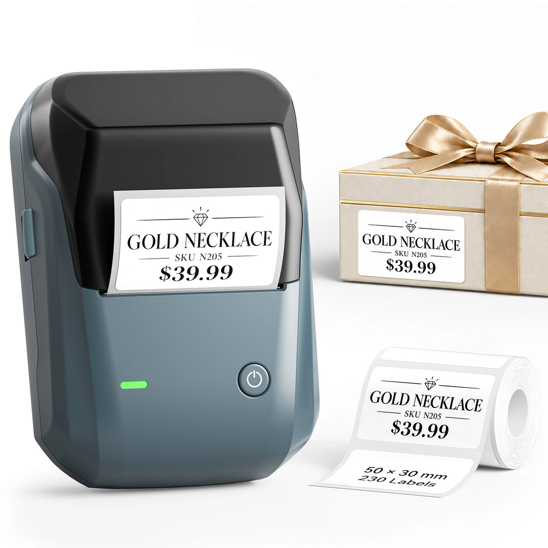 NIIMBOT B1 Jewelry Tag Printer for Small Business & Retail Stores
