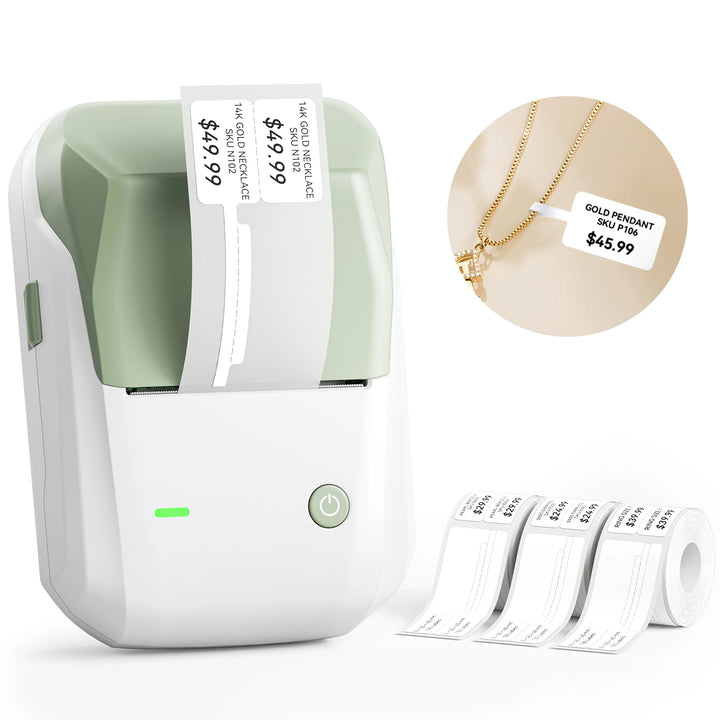 NIIMBOT B1 Jewelry Tag Printer for Small Business & Retail Stores