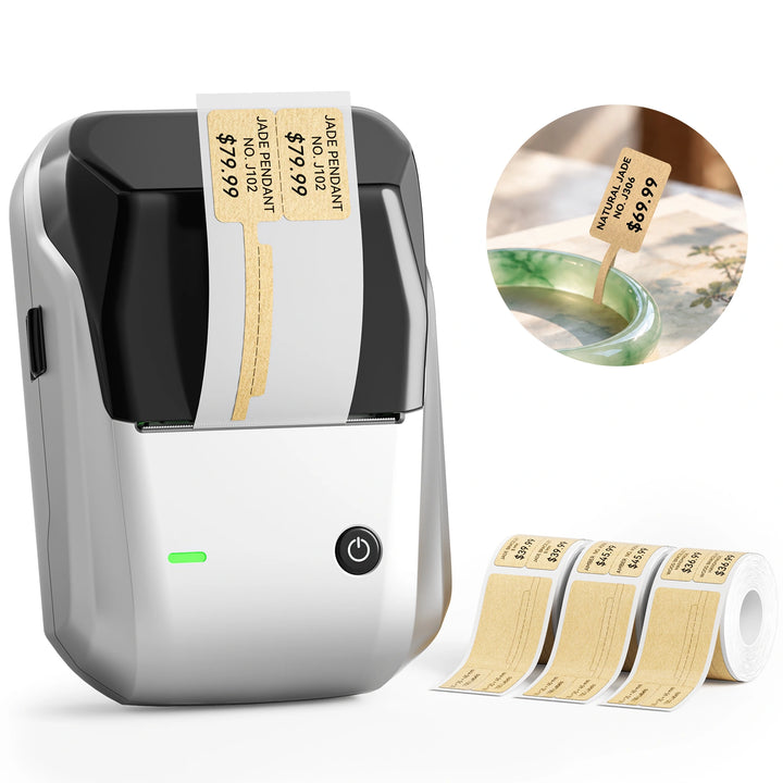 NIIMBOT B1 Jewelry Tag Printer for Small Business & Retail Stores