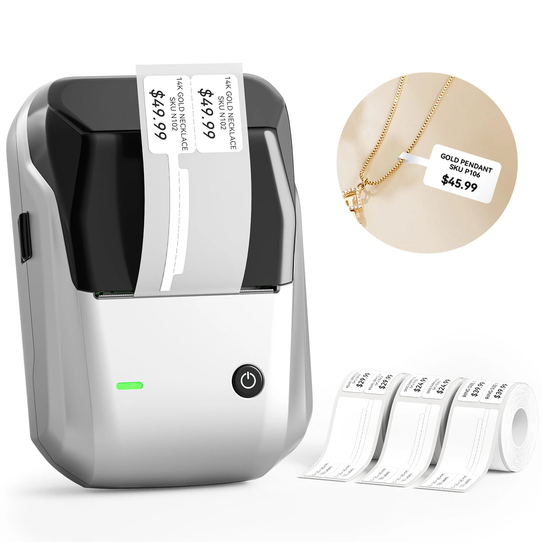 NIIMBOT B1 Jewelry Tag Printer for Small Business & Retail Stores