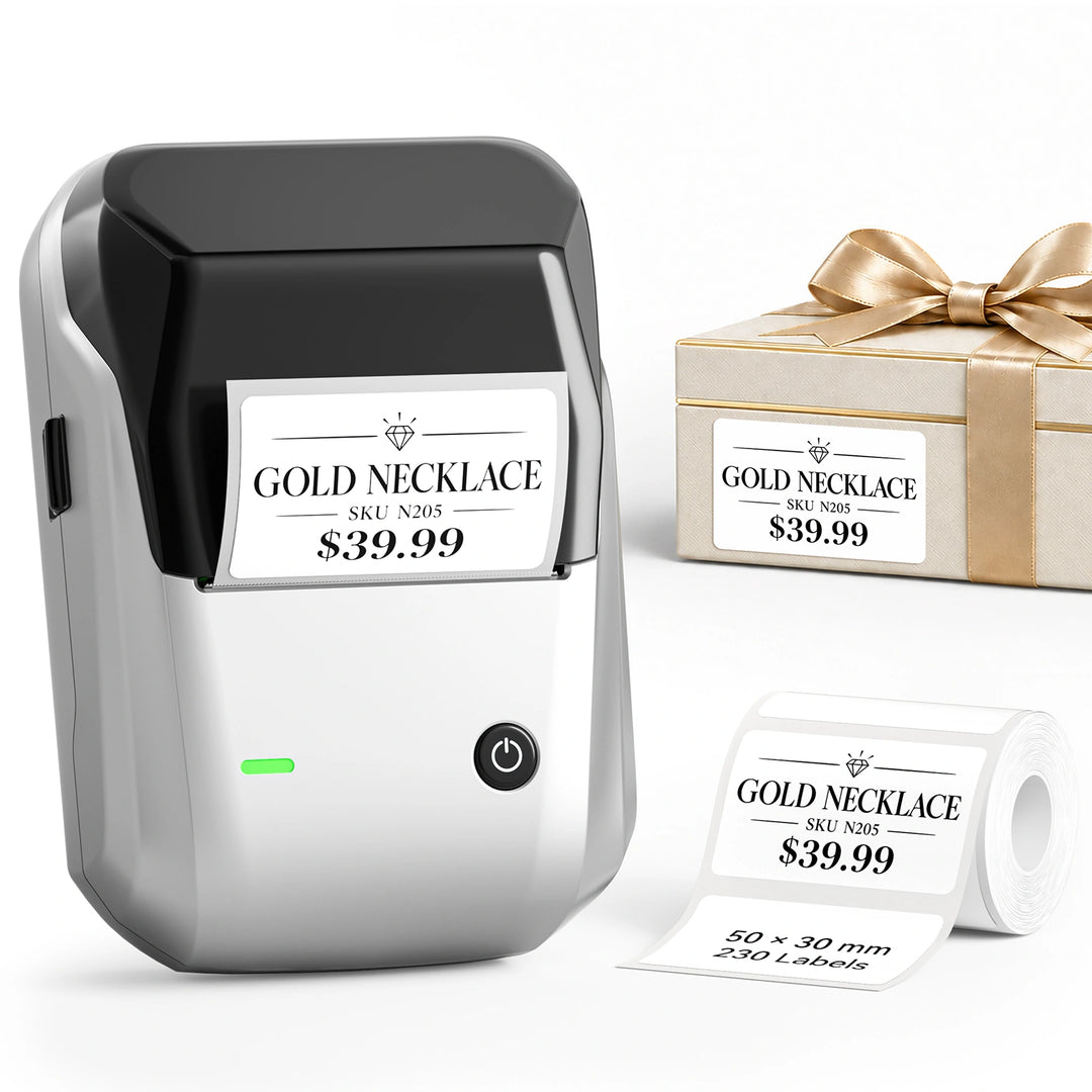 NIIMBOT B1 Jewelry Tag Printer for Small Business & Retail Stores