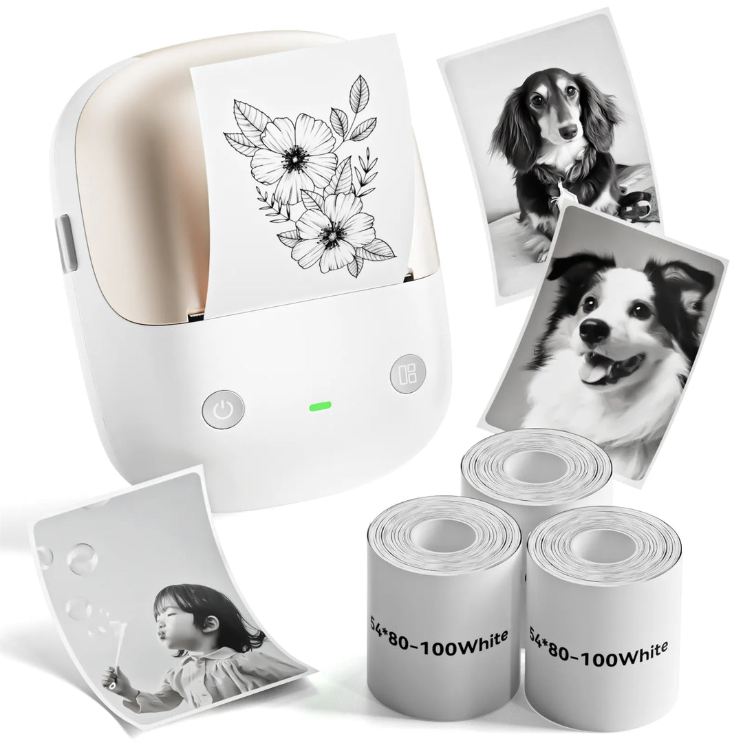 NIIMBOT B2 Pro Photo Maker-Maschine, 300 DPI High Definition, tragbarer Thermo-Pohoto-Drucker mit lustiger APP für Fotos, Scrapbook, Zuhause