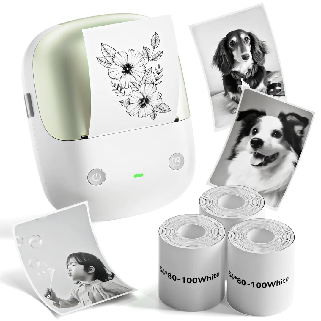 NIIMBOT B2 Pro Photo Maker-Maschine, 300 DPI High Definition, tragbarer Thermo-Pohoto-Drucker mit lustiger APP für Fotos, Scrapbook, Zuhause
