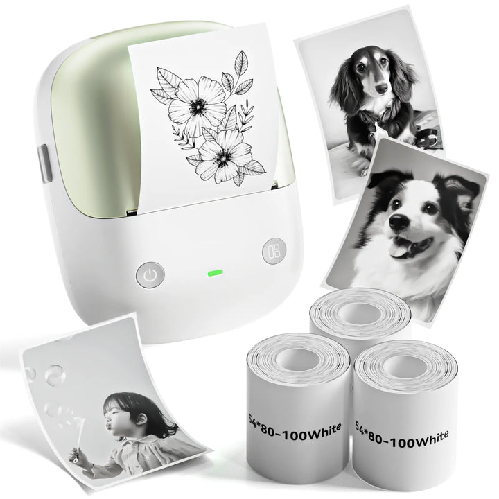 NIIMBOT B2 Pro Photo Maker-Maschine, 300 DPI High Definition, tragbarer Thermo-Pohoto-Drucker mit lustiger APP für Fotos, Scrapbook, Zuhause