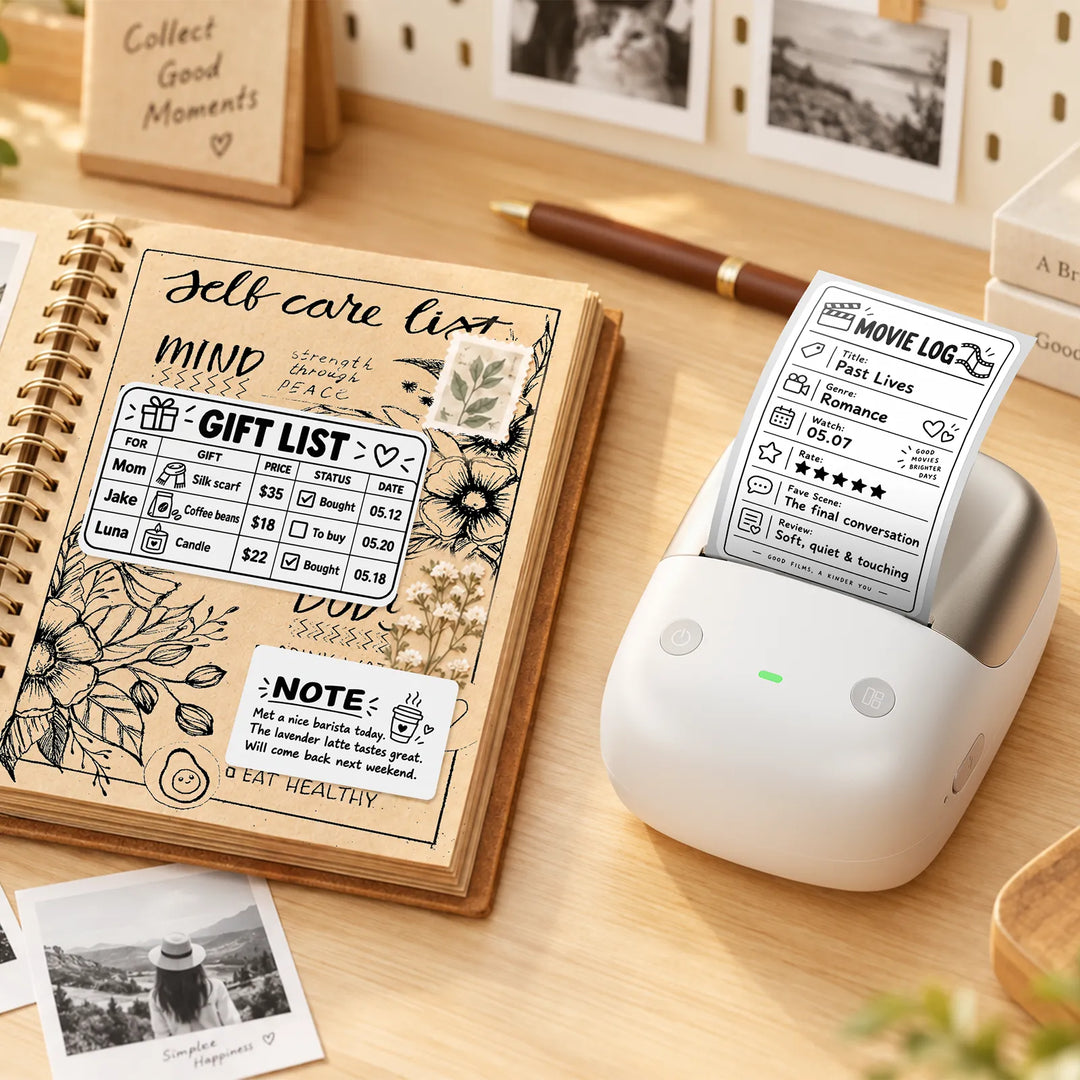 NIIMBOT B2 Pro Photo Maker-Maschine, 300 DPI High Definition, tragbarer Thermo-Pohoto-Drucker mit lustiger APP für Fotos, Scrapbook, Zuhause