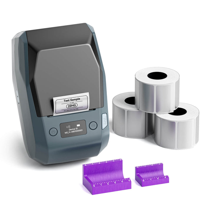 NIIMBOT M2 2-Inch Label Maker for Vial Bottle Labels, Lab Storage & Sample Organization