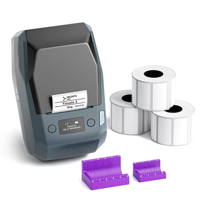 NIIMBOT M2 2-Inch Label Maker for Vial Bottle Labels, Lab Storage & Sample Organization