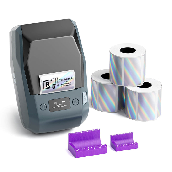 NIIMBOT M2 2-Inch Label Maker for Vial Bottle Labels, Lab Storage & Sample Organization