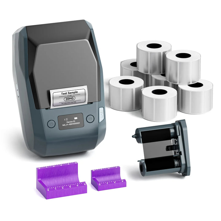 NIIMBOT M2 2-Inch Label Maker for Vial Bottle Labels, Lab Storage & Sample Organization