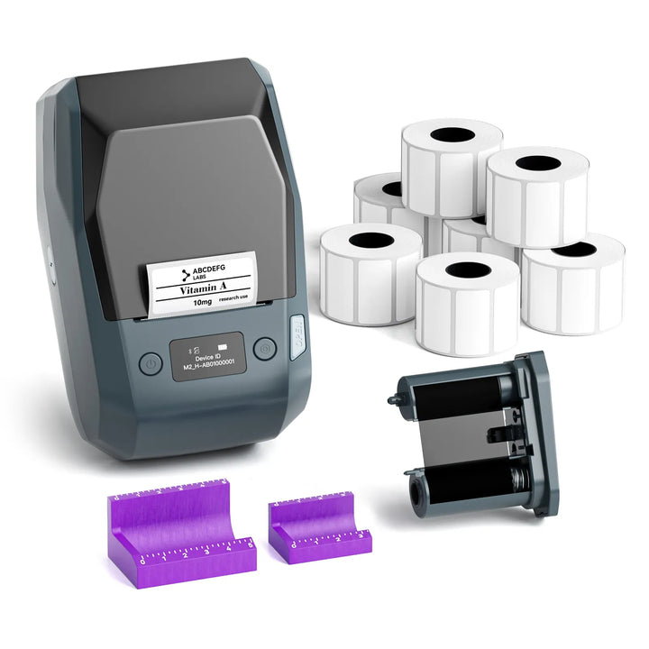 NIIMBOT M2 2-Inch Label Maker for Vial Bottle Labels, Lab Storage & Sample Organization