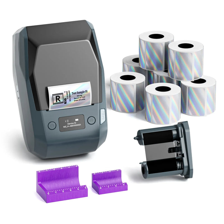 NIIMBOT M2 2-Inch Label Maker for Vial Bottle Labels, Lab Storage & Sample Organization