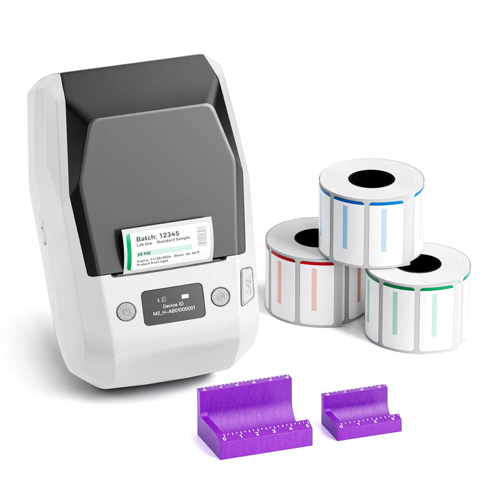 NIIMBOT M2 2-Inch Label Maker for Vial Bottle Labels, Lab Storage & Sample Organization