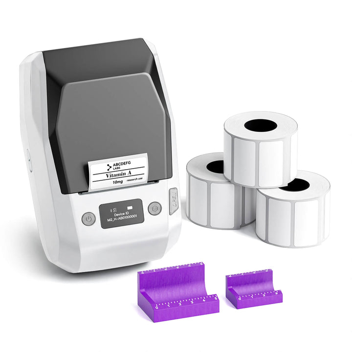 NIIMBOT M2 2-Inch Label Maker for Vial Bottle Labels, Lab Storage & Sample Organization