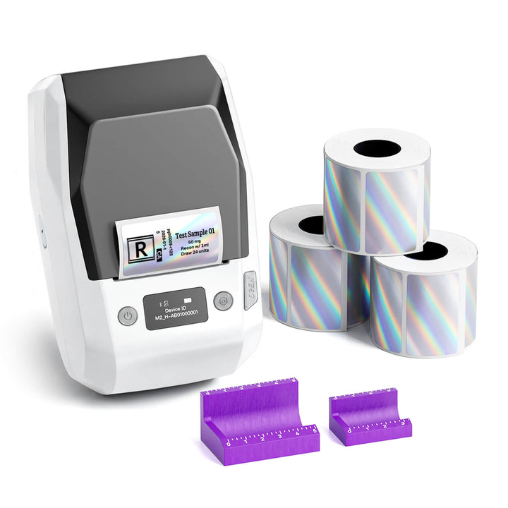 NIIMBOT M2 2-Inch Label Maker for Vial Bottle Labels, Lab Storage & Sample Organization