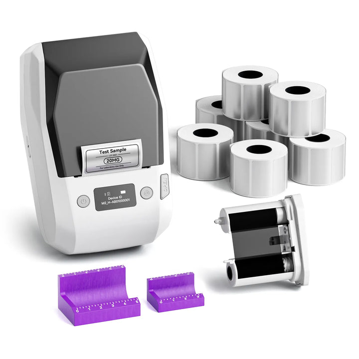 NIIMBOT M2 2-Inch Label Maker for Vial Bottle Labels, Lab Storage & Sample Organization