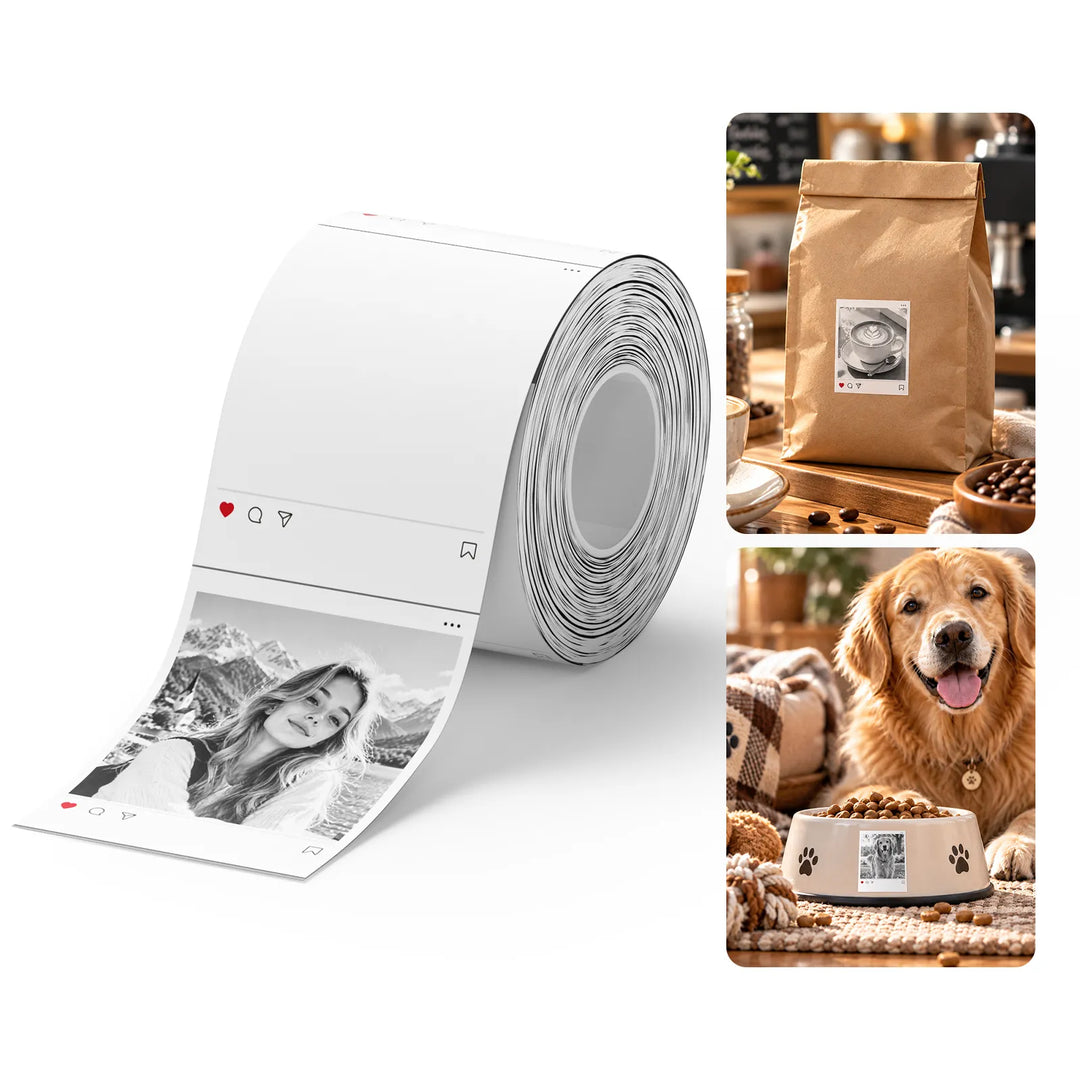 Photo Thermal Label Paper Only for B21 Pro, B1 Pro, B2 Pro