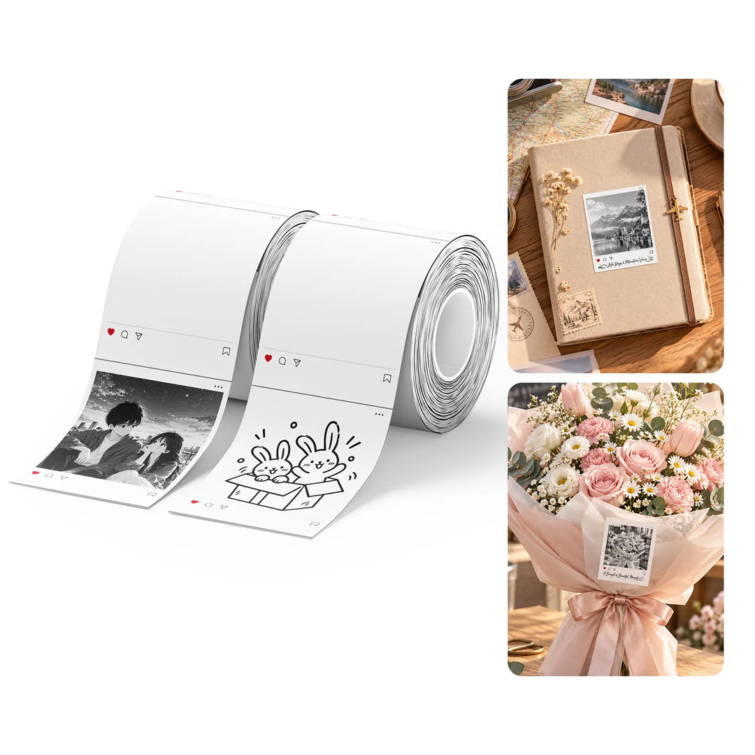 Photo Thermal Label Paper Only for B21 Pro, B1 Pro, B2 Pro
