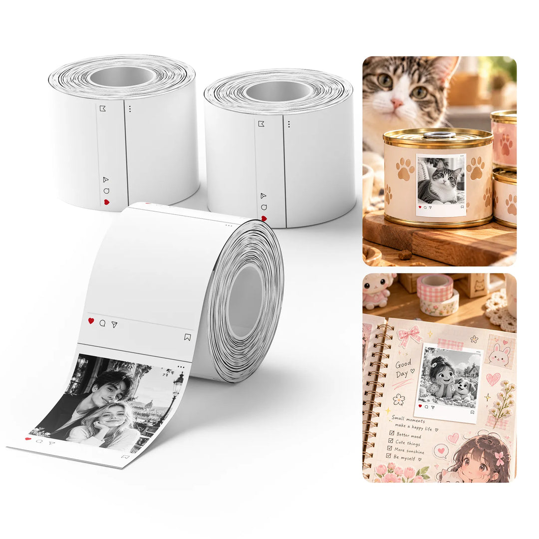 Photo Thermal Label Paper Only for B21 Pro, B1 Pro, B2 Pro