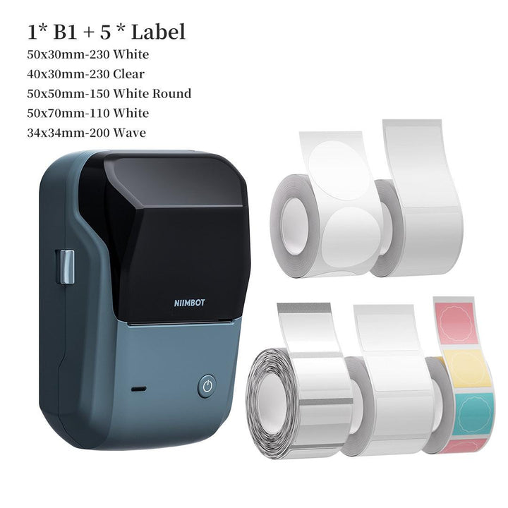 B1 Inkless Thermal Label Printer, Create Professional Labels with Ease