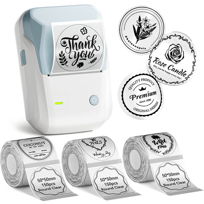 NIIMBOT B1 Inkless Thermal Label Printer, Create Professional Business Labels with Ease