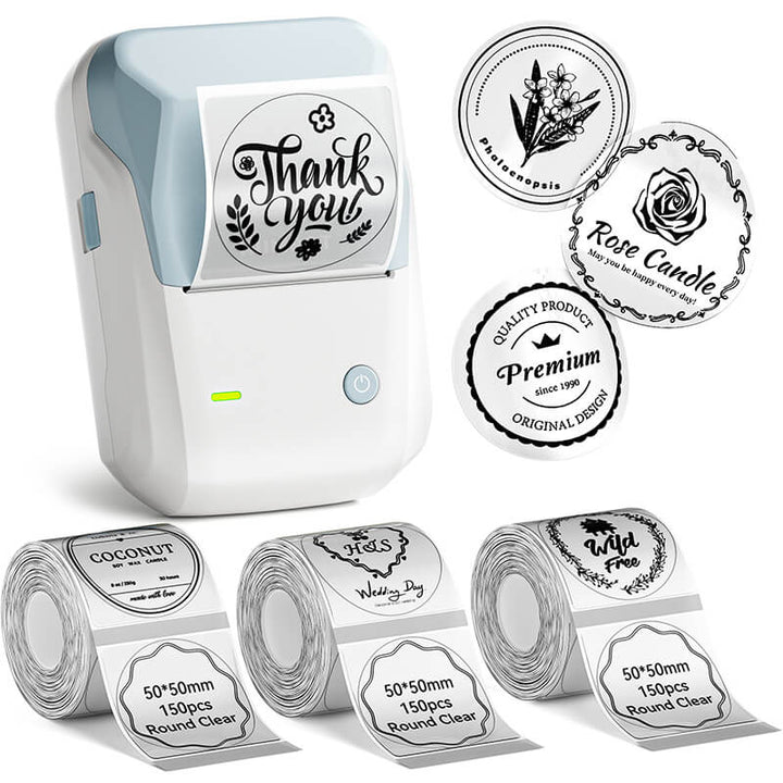 NIIMBOT B1 Inkless Thermal Label Printer, Create Professional Business Labels with Ease