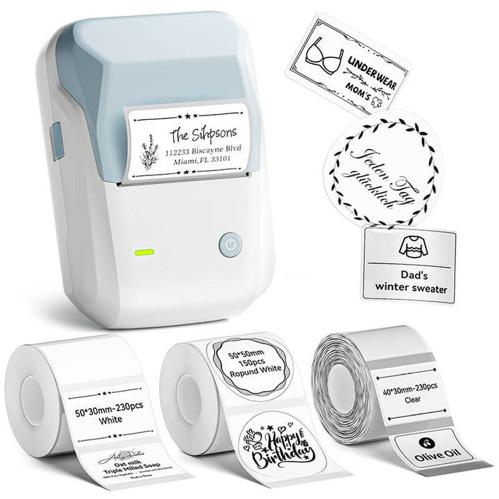 NIIMBOT B1 Inkless Thermal Label Printer, Create Professional Business Labels with Ease