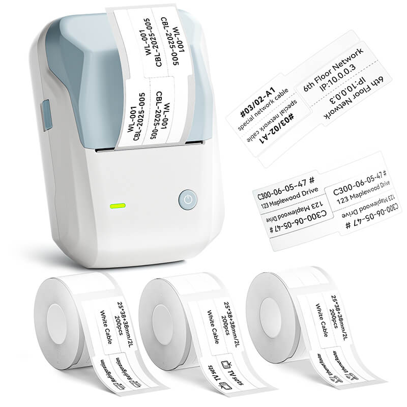 NIIMBOT B1 Inkless Thermal Label Printer, Create Professional Business Labels with Ease