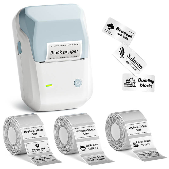 NIIMBOT B1 Inkless Thermal Label Printer, Create Professional Business Labels with Ease