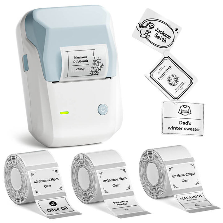 NIIMBOT B1 Inkless Thermal Label Printer, Create Professional Business Labels with Ease