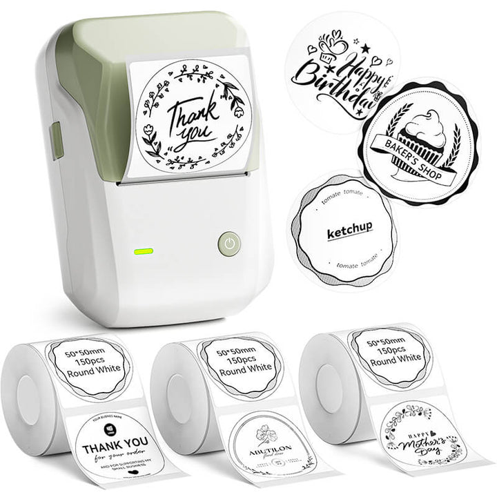 NIIMBOT B1 Inkless Thermal Label Printer, Create Professional Business Labels with Ease