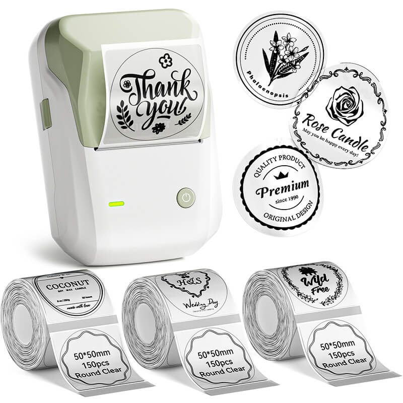 NIIMBOT B1 Inkless Thermal Label Printer, Create Professional Business Labels with Ease