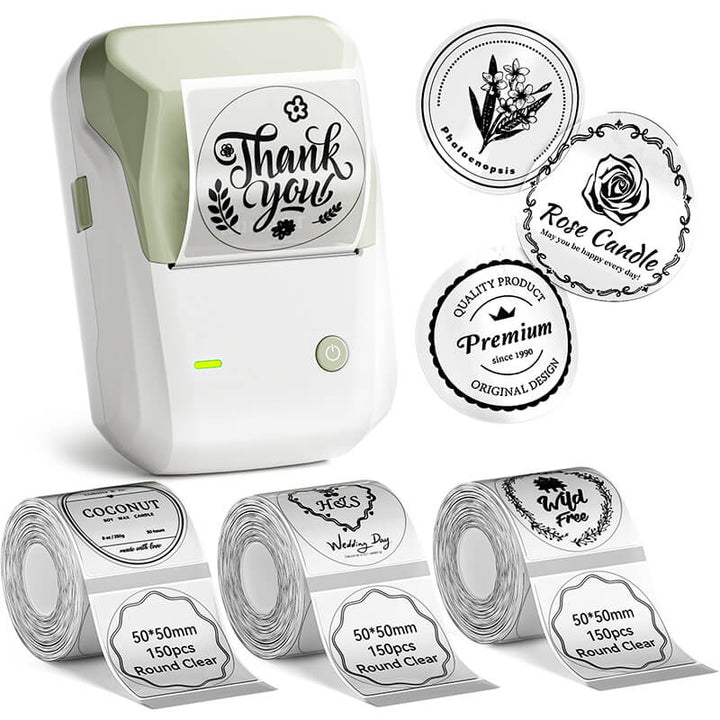 NIIMBOT B1 Inkless Thermal Label Printer, Create Professional Business Labels with Ease