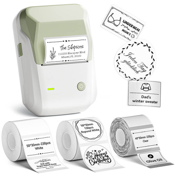 NIIMBOT B1 Inkless Thermal Label Printer, Create Professional Business Labels with Ease