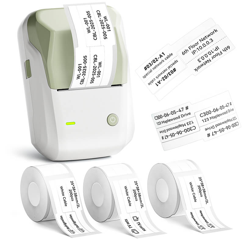 NIIMBOT B1 Inkless Thermal Label Printer, Create Professional Business Labels with Ease